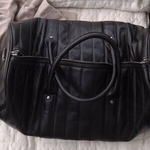 Leather duffle bag nwot